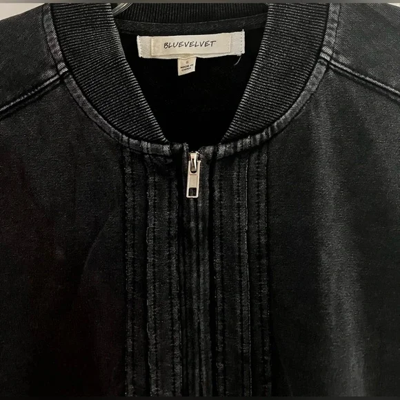 Bluevelvet/Women’s NWT Charcoal Zip Up Jacket Size S - Picture 5 of 12